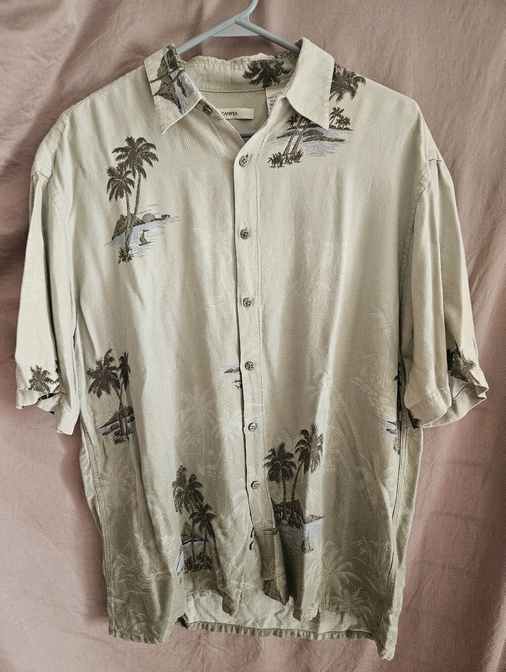 Campia Moda Button-Up Shirt 100% Rayon
